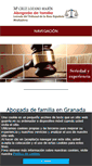 Mobile Screenshot of mcruzlozanoabogada.com