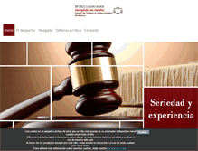 Tablet Screenshot of mcruzlozanoabogada.com